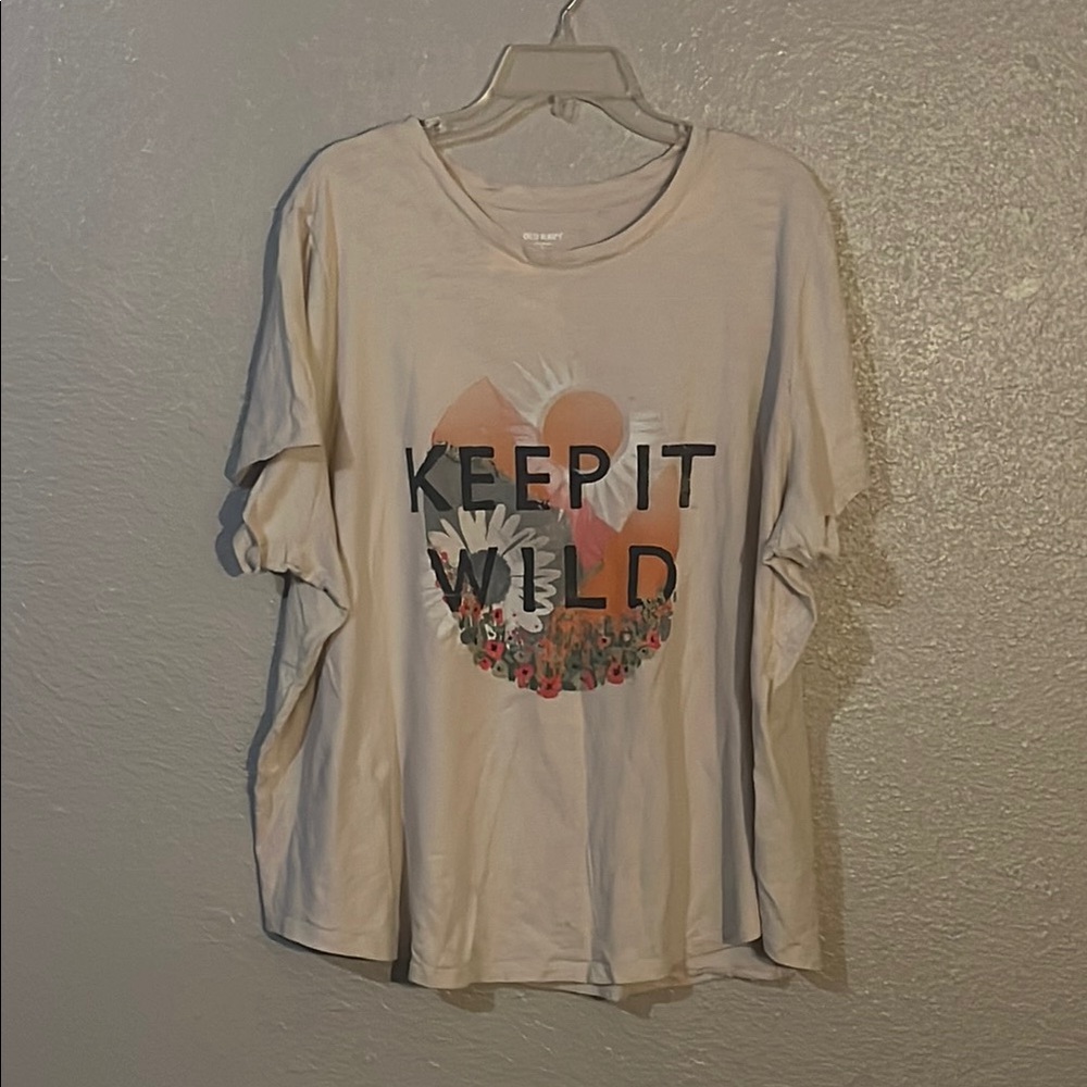 Keep It Wild Graphic Tee Size 3X